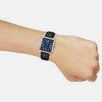 Enticer Men Quartz Blue Dial Analog Stainless Steel Watch A2474