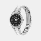 Enticer Women Quartz Black Dial Analog Stainless Steel Watch A2475