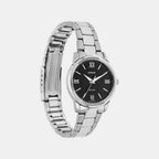 Enticer Women Quartz Black Dial Analog Stainless Steel Watch A2475