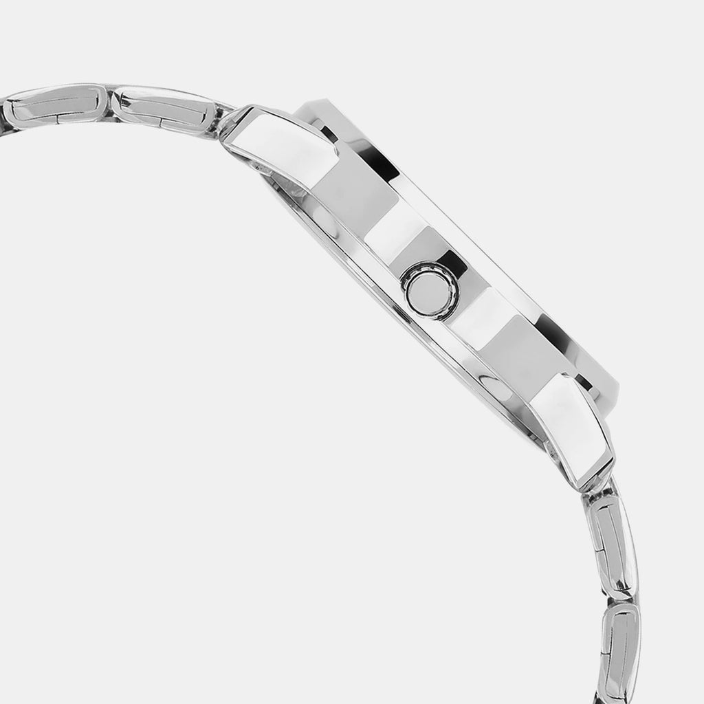 Enticer Women Quartz Black Dial Analog Stainless Steel Watch A2475