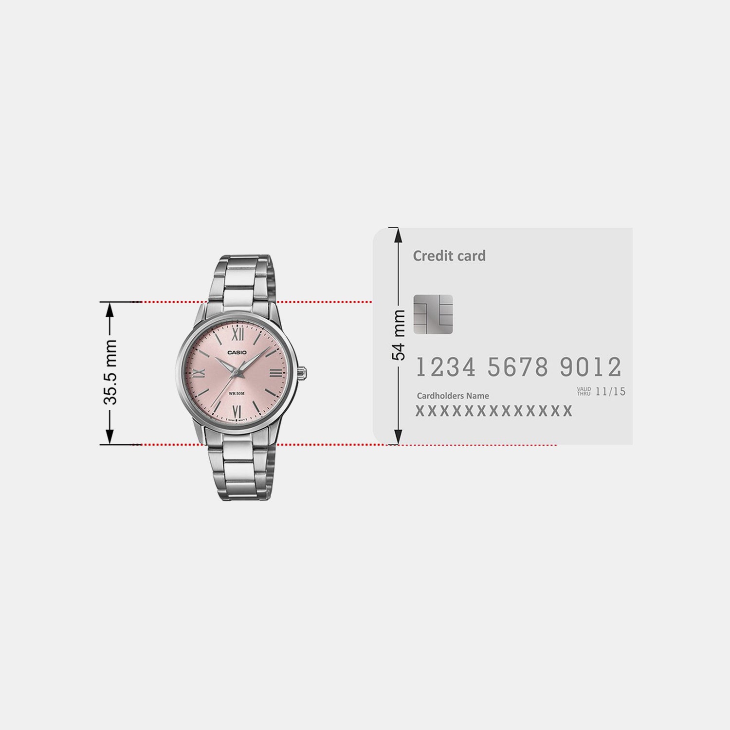 Enticer Women Quartz Pink Dial Analog Stainless Steel Watch A2477