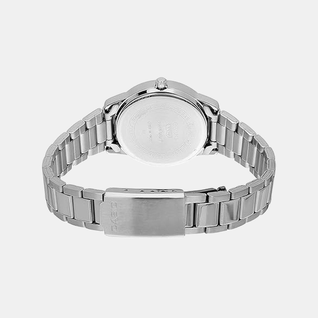 Enticer Women Quartz White Dial Analog Stainless Steel Watch LTP-1303DD-7AVDF A2478