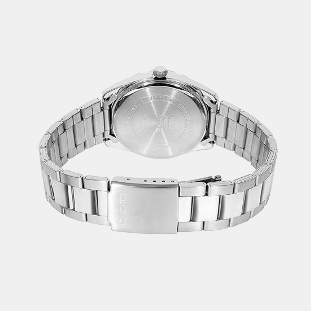 Men Quartz Blue Dial Analog Steel Watch MTP-1302DA-2A2V A2486