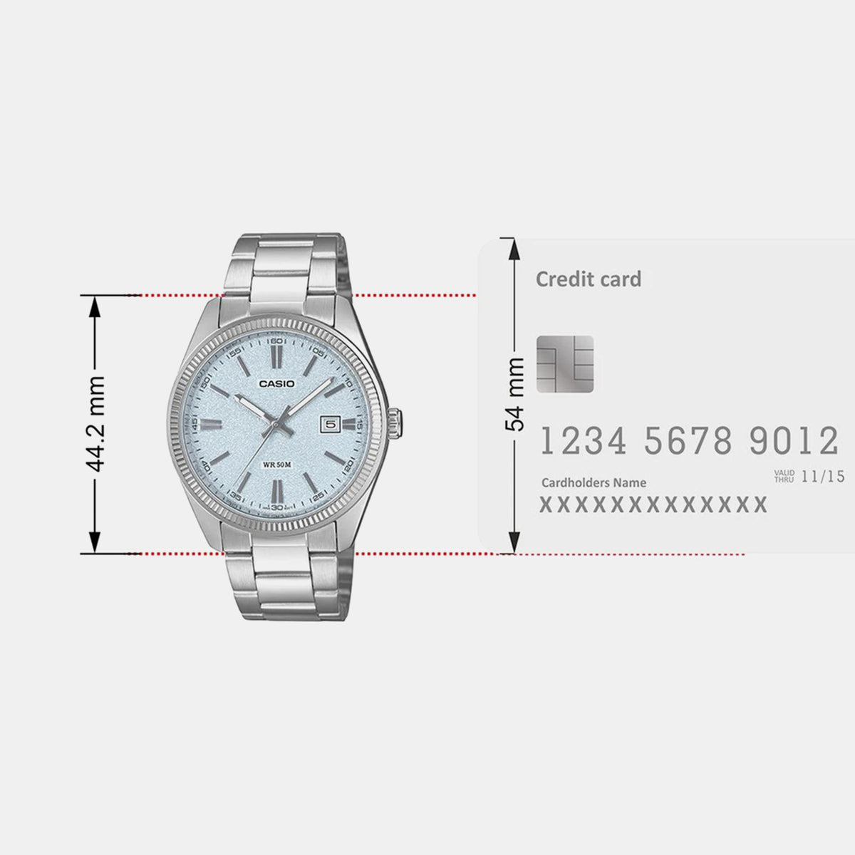 Enticer Men Quartz Blue Dial Analog Stainless Steel Watch A2486