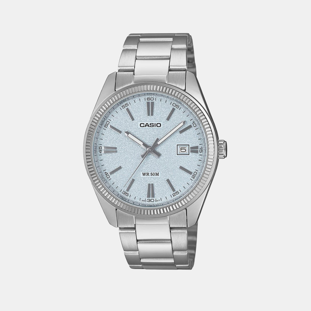 Enticer Men Quartz Blue Dial Analog Stainless Steel Watch A2486