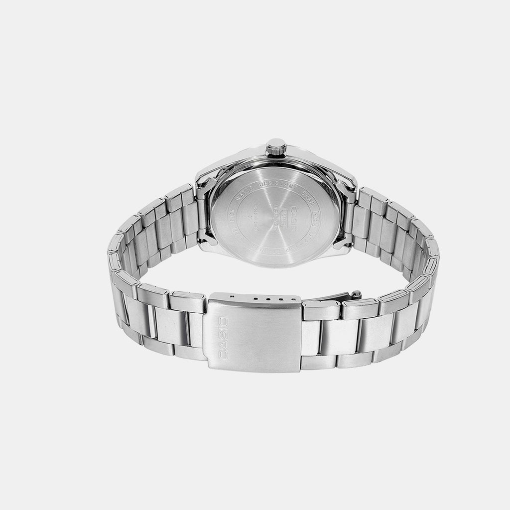 Enticer Men Quartz Green Dial Analog Stainless Steel Watch MTP-1302DA-3AVDF A2487