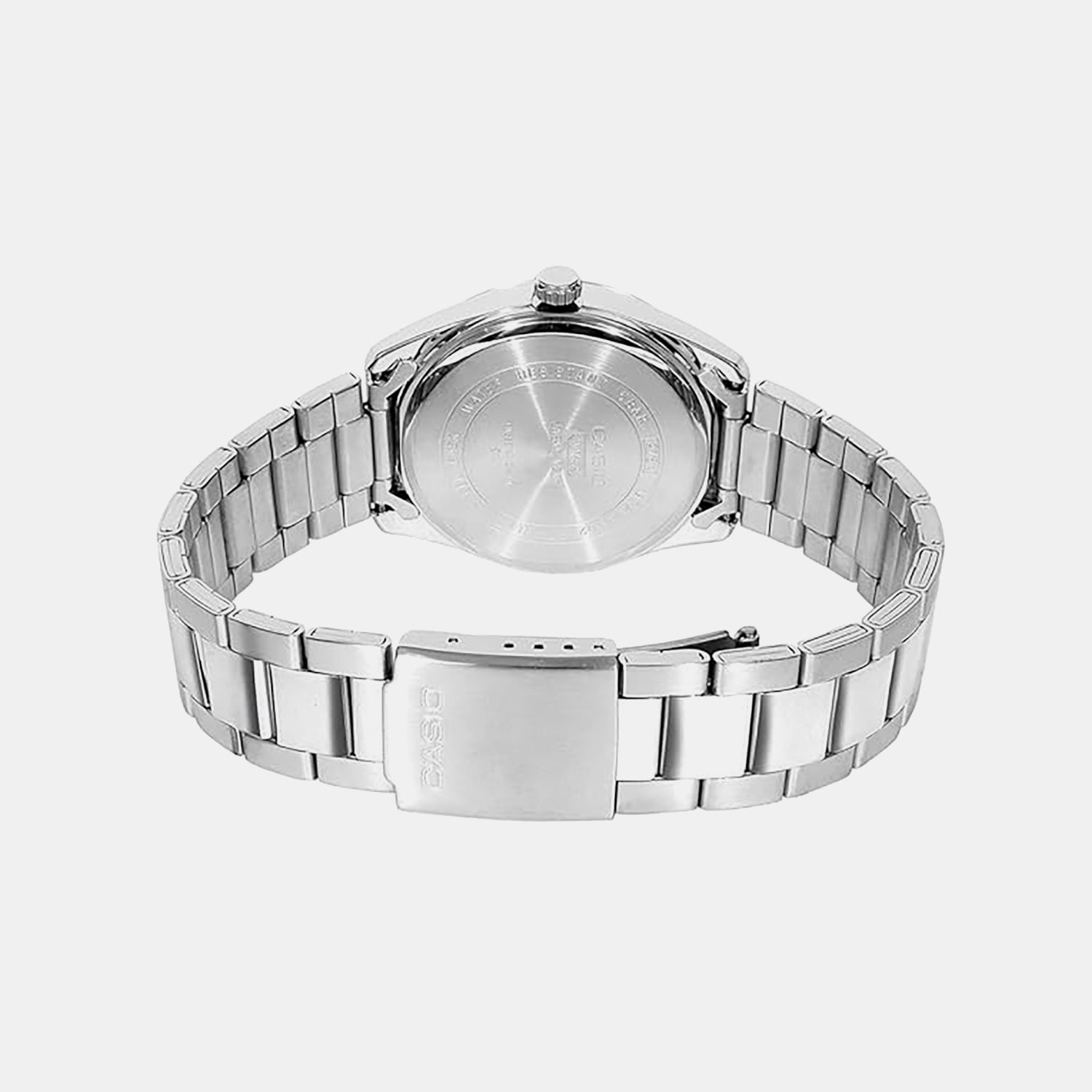 Enticer Men Quartz White Dial Analog Stainless Steel Watch MTP-1302DA-7AV A2488