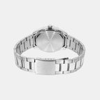 Men Quartz Multicolour Dial Analog Stainless Steel Watch A2489
