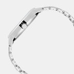 Women Quartz Black Dial Analog Stainless Steel Watch A2491