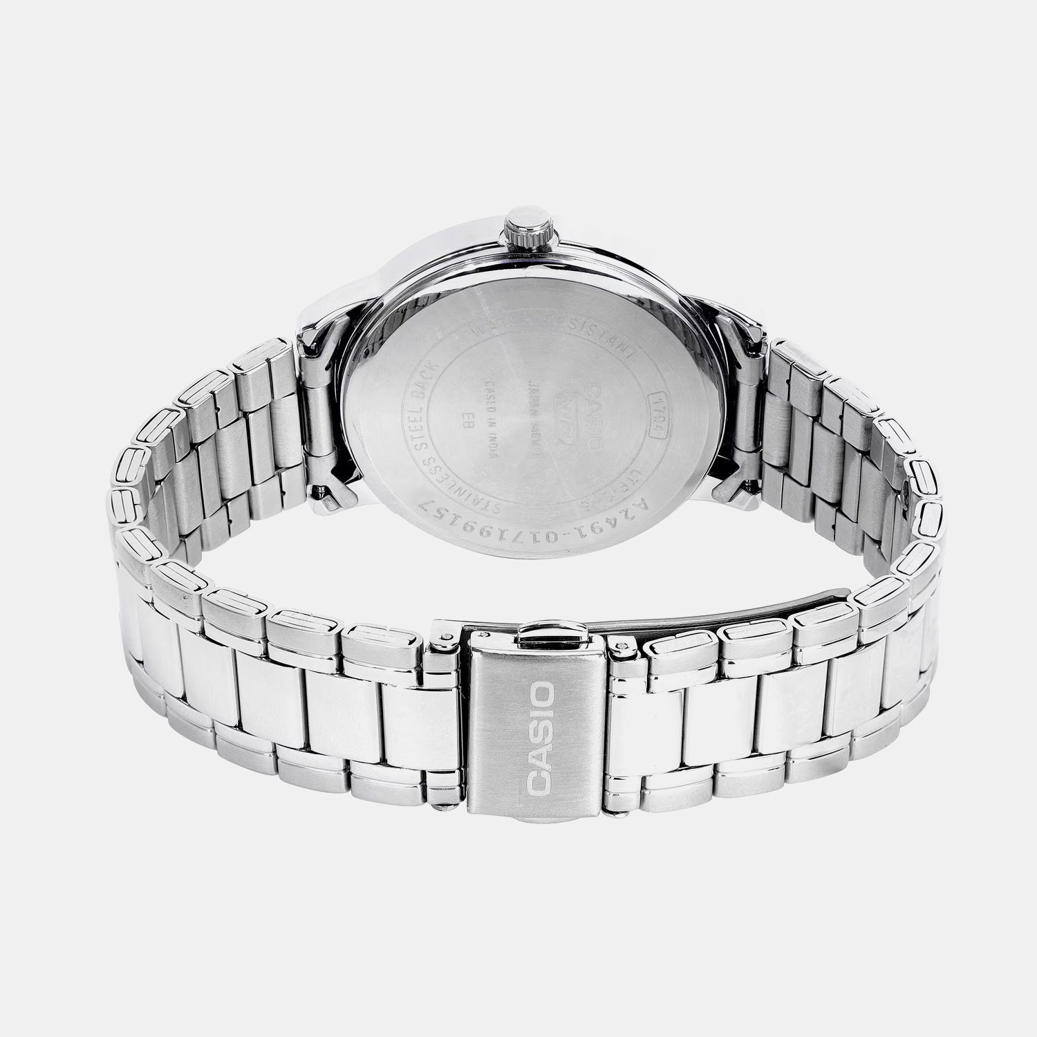Women Quartz Black Dial Analog Stainless Steel Watch A2491