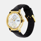 Women Quartz White Dial Analog Leather Watch A2495
