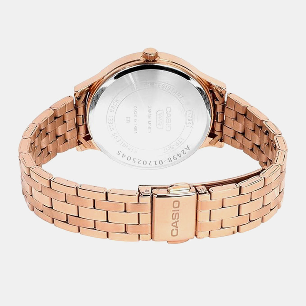 Enticer Women Quartz Green Dial Analog Stainless Steel Watch A2498