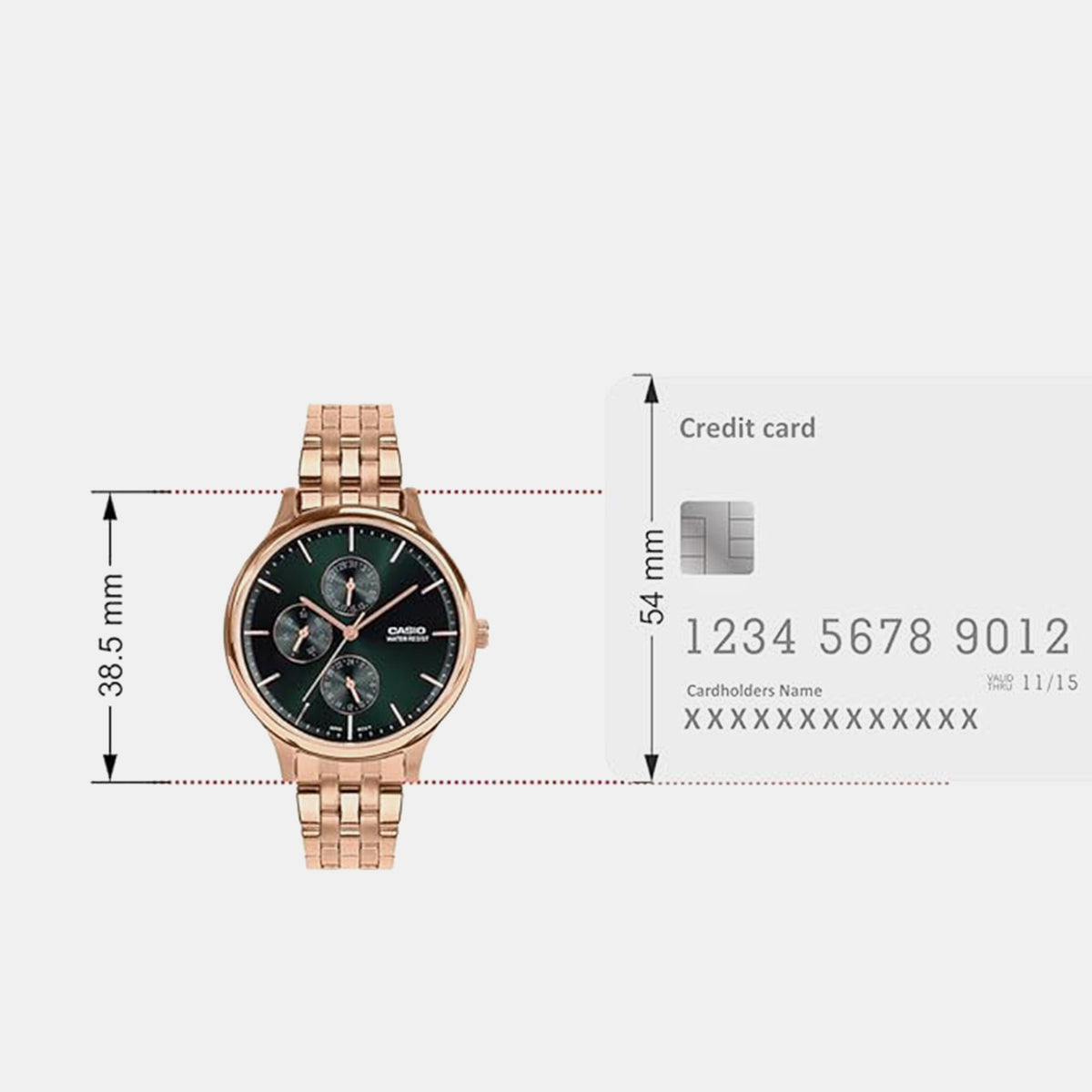 Enticer Women Quartz Green Dial Analog Stainless Steel Watch A2498