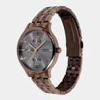 Enticer Women Quartz Grey Dial Multi-Function Stainless Steel Watch A2499