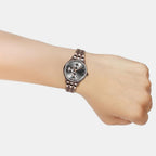 Enticer Women Quartz Grey Dial Multi-Function Stainless Steel Watch A2499