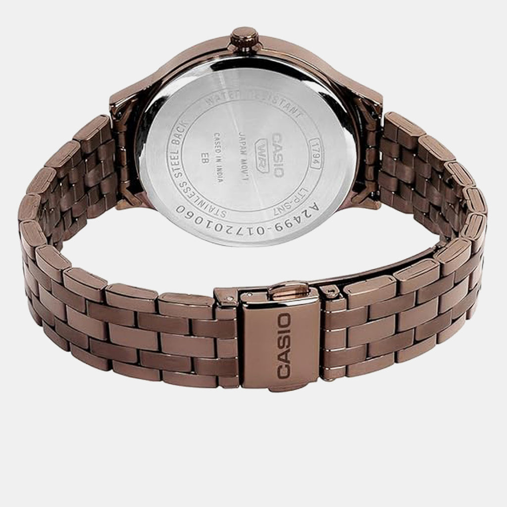 Enticer Women Quartz Grey Dial Multi-Function Stainless Steel Watch A2499