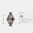 Enticer Women Quartz Grey Dial Multi-Function Stainless Steel Watch A2499