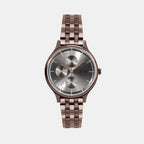 Enticer Women Quartz Grey Dial Multi-Function Stainless Steel Watch A2499