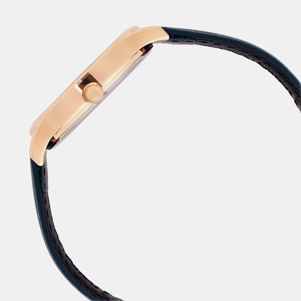 Enticer Women Quartz Rose Gold Dial Multi-Function Leather Watch A2500