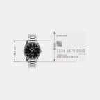 Women Quartz Black Dial Analog Stainless Steel Watch A2501