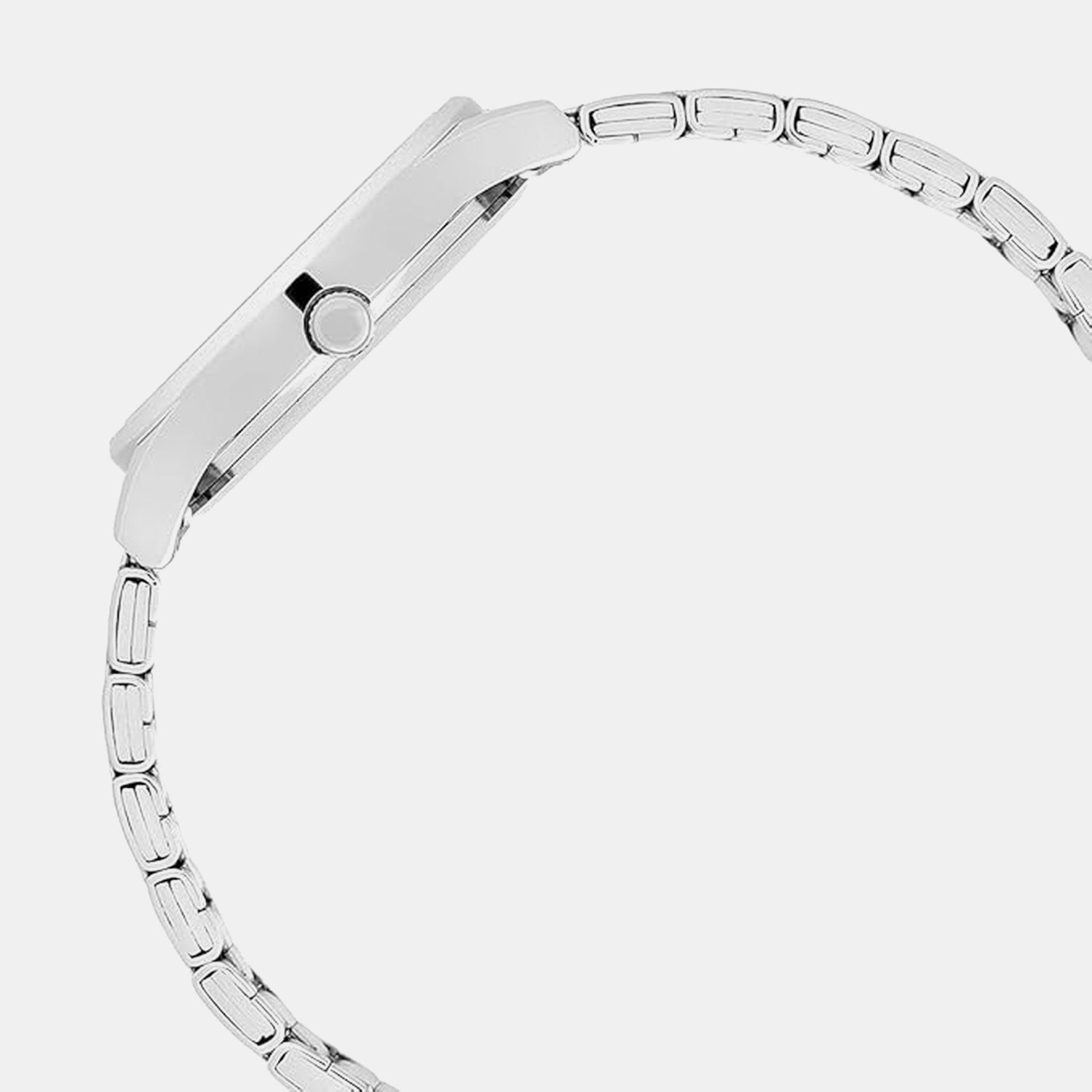 Women Quartz Black Dial Analog Stainless Steel Watch A2501