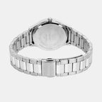 Women Quartz Blue Dial Analog Stainless Steel Watch A2502