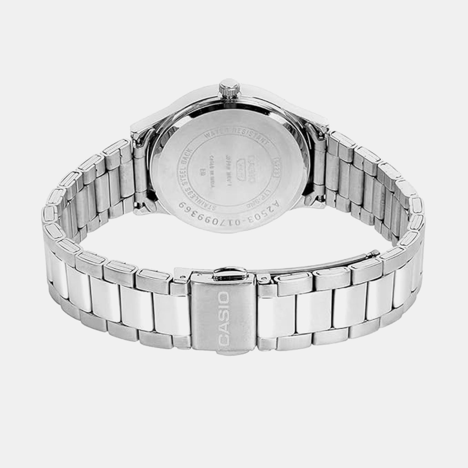 Women Quartz Blue Dial Analog Stainless Steel Watch A2503