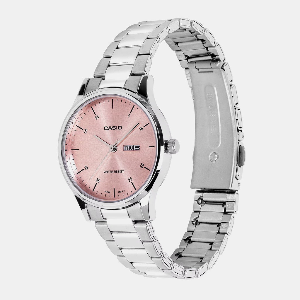 Women Quartz Rose gold Dial Analog Stainless Steel Watch A2505