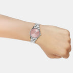 Women Quartz Rose gold Dial Analog Stainless Steel Watch A2505