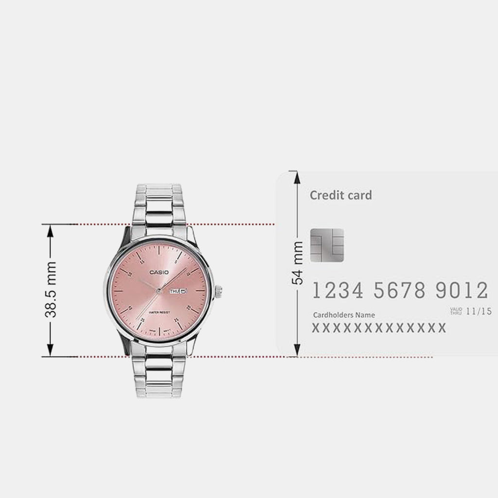 Women Quartz Rose gold Dial Analog Stainless Steel Watch A2505