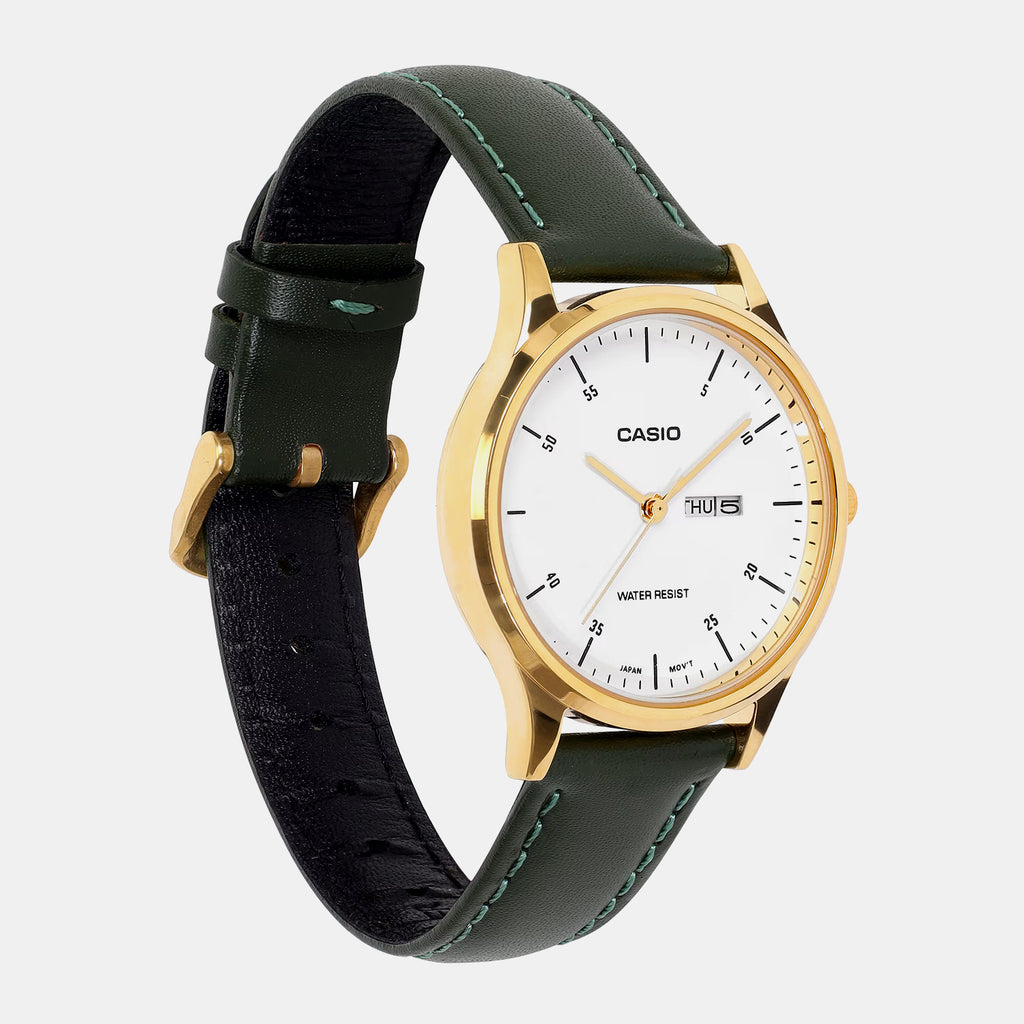 Women Quartz White Dial Analog Leather Watch A2507