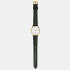Women Quartz White Dial Analog Leather Watch A2507
