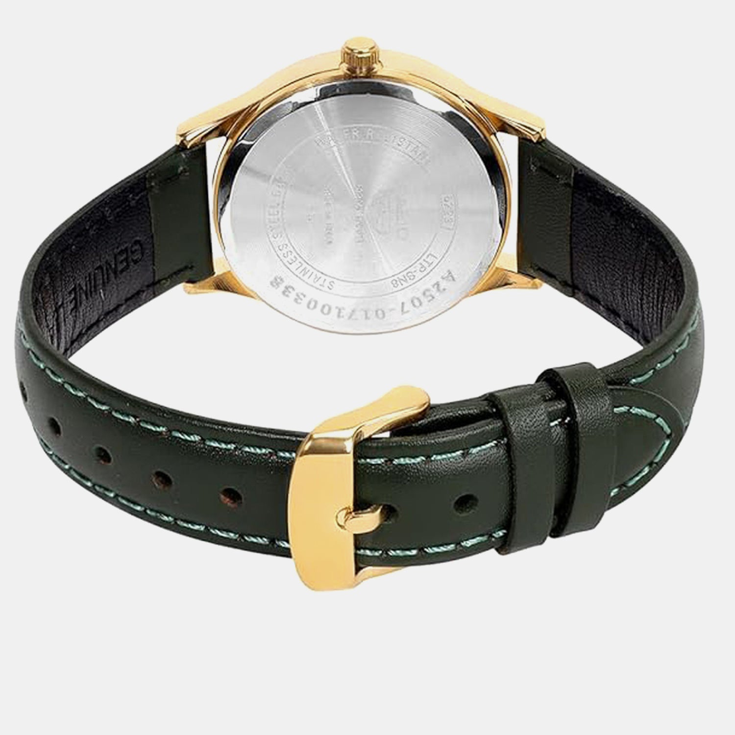 Women Quartz White Dial Analog Leather Watch A2507