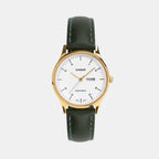 Women Quartz White Dial Analog Leather Watch A2507