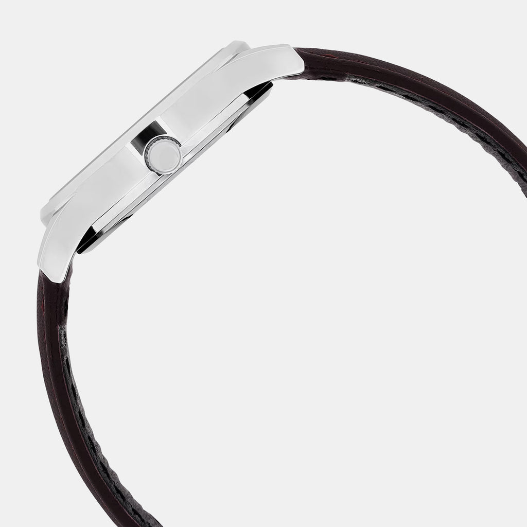 Women Quartz Blue Dial Analog Leather Watch LTP-SN8YL-2B A2508