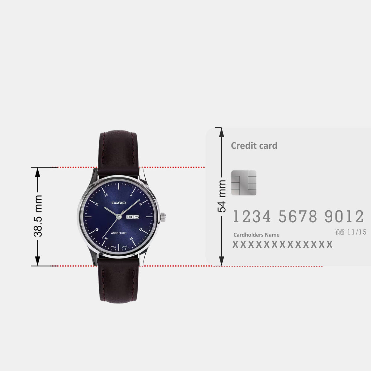 Enticer Women Quartz Blue Dial Analog Leather Watch A2508