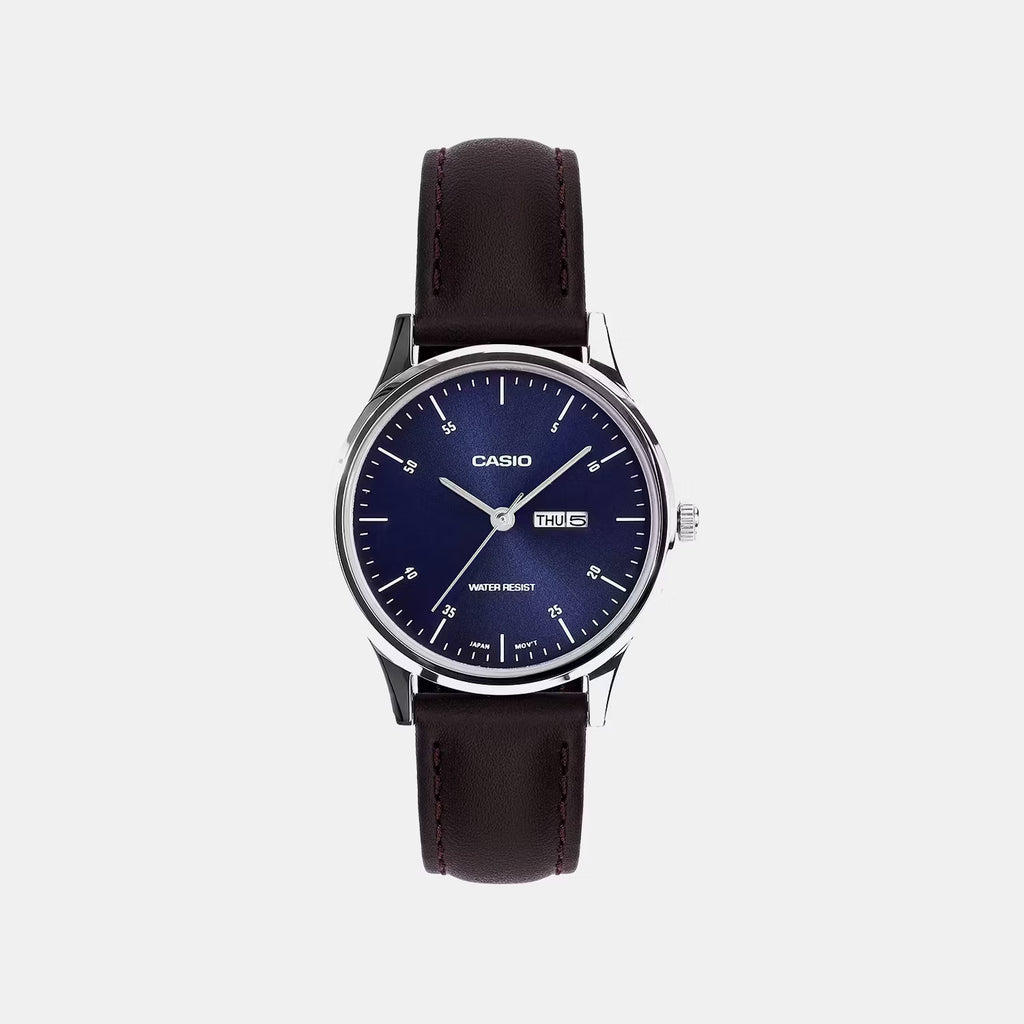 Women Quartz Blue Dial Analog Leather Watch LTP-SN8YL-2B A2508