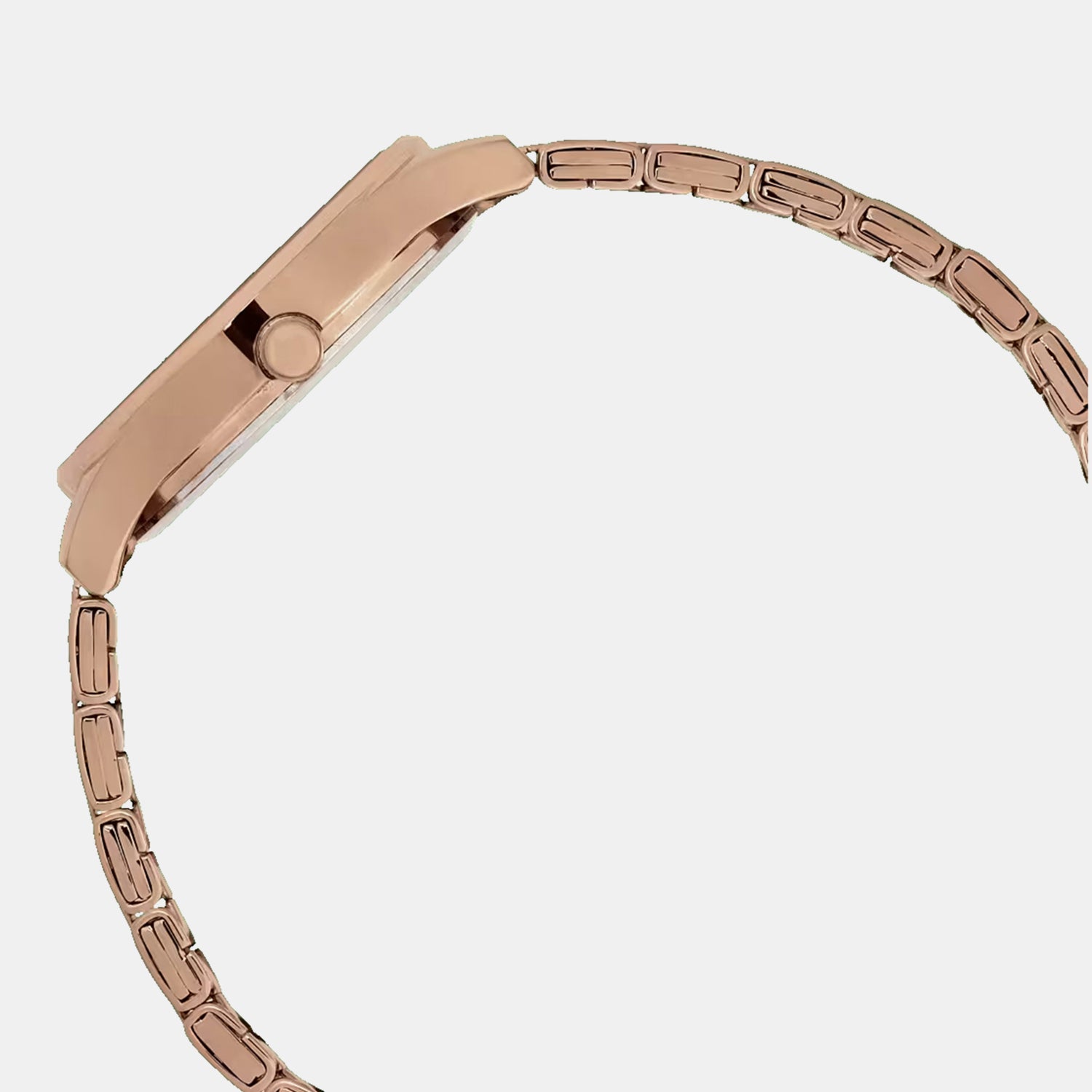 Women Quartz Black Dial Analog Stainless Steel Watch A2509