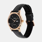Women Quartz Black Dial Analog Leather Watch A2510