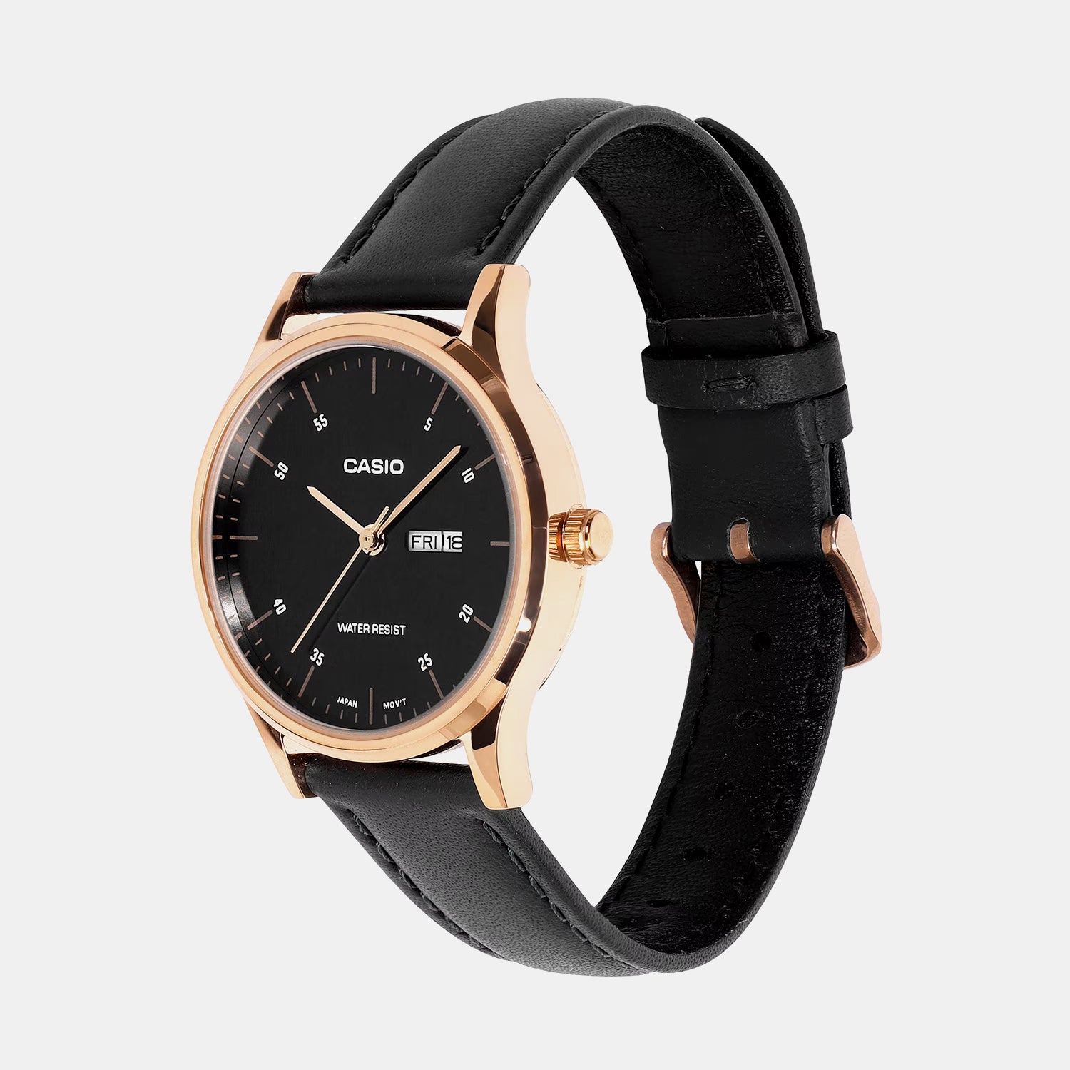 Women Quartz Black Dial Analog Leather Watch A2510