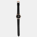 Women Quartz Black Dial Analog Leather Watch A2510