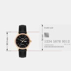 Women Quartz Black Dial Analog Leather Watch A2510