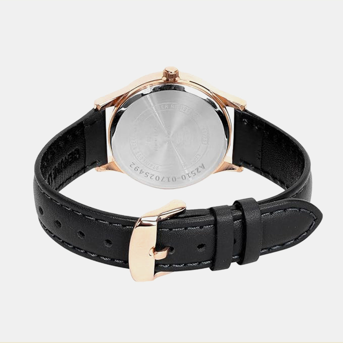 Women Quartz Black Dial Analog Leather Watch A2510