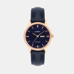 Women Quartz Blue Dial Analog Leather Watch A2511