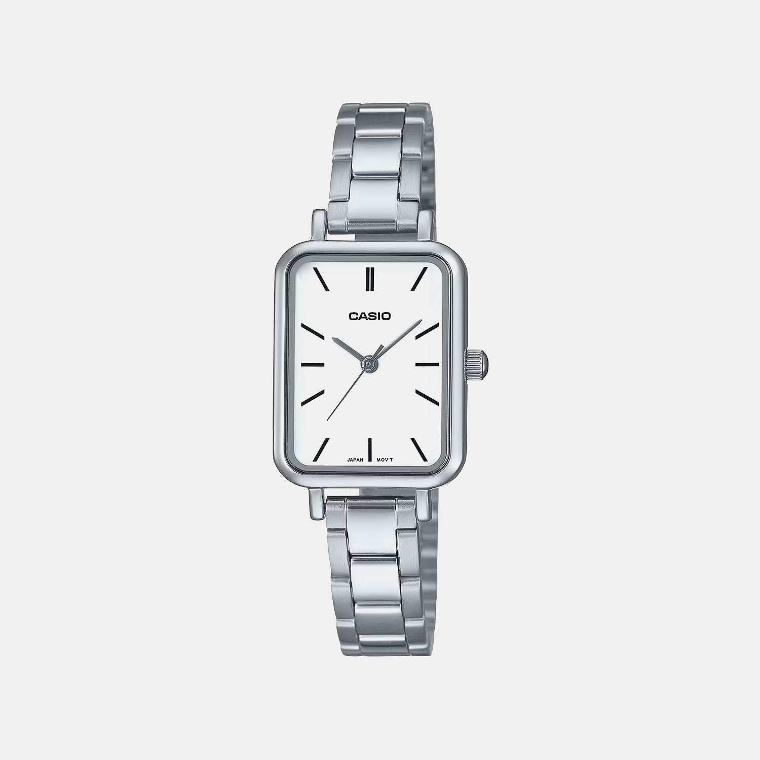 Enticer Women Quartz White Dial Analog Stainless Steel Watch A2519 LTP-V009D-7EUDF