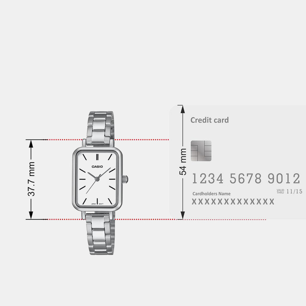 Enticer Women Quartz White Dial Analog Stainless Steel Watch A2519