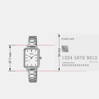 Enticer Women Quartz White Dial Analog Stainless Steel Watch A2519