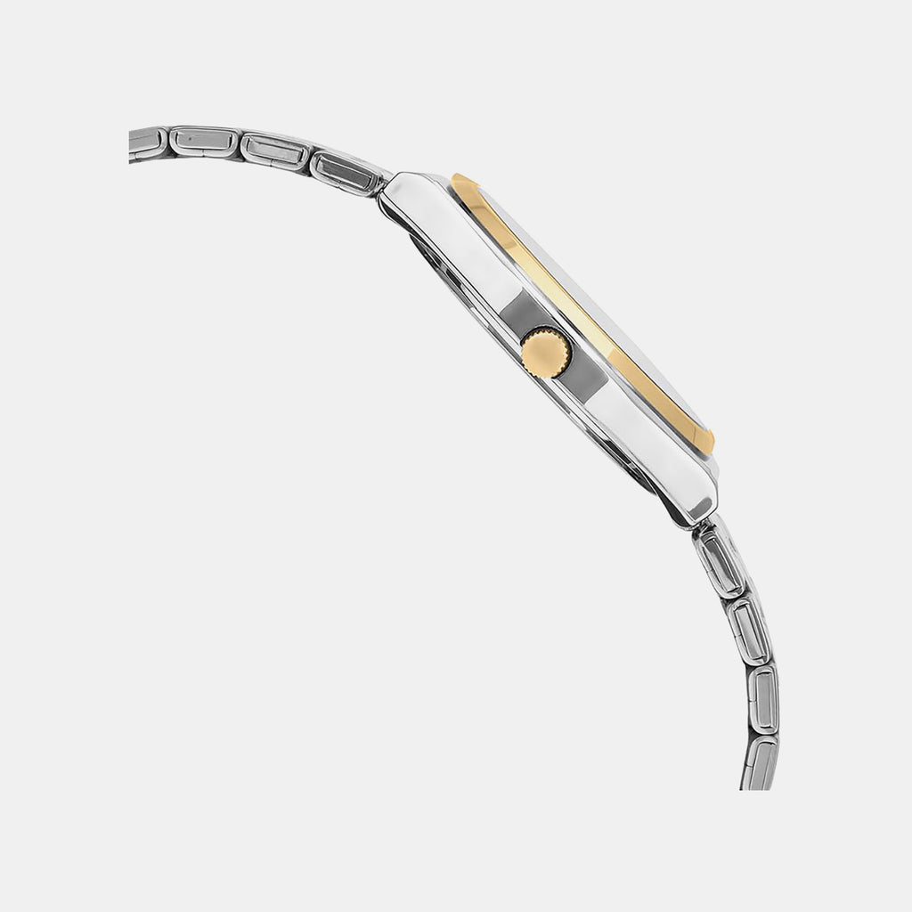 Enticer Men Quartz White Dial Analog Stainless Steel Watch MTP-B145SG-7AVDF A2522