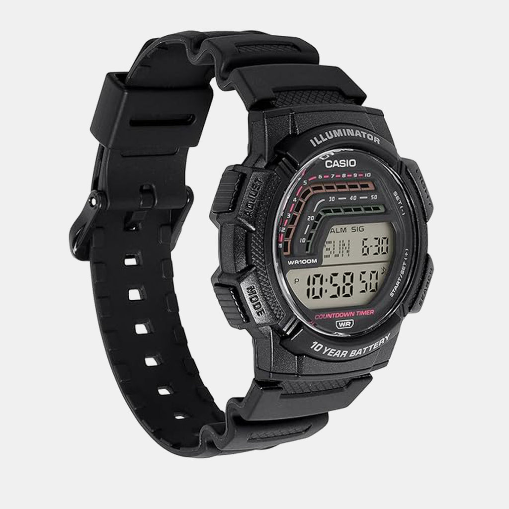 Men Quartz Clear Dial Digital Resin Watch A2532