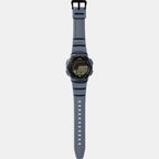 Men Quartz Clear Dial Digital Resin Watch A2533